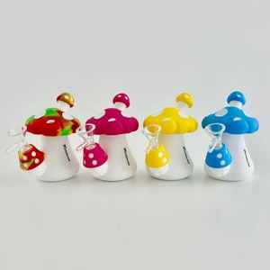 Lit Silicone - Fortune | 5" Mushroom Silicone Bong