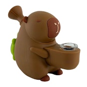 6" Capybara Silicone Water Pipe