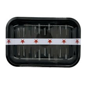 The Smoke and Leaf - Chicago night medium rolling tray