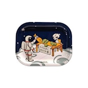 Moon rocks small rolling tray