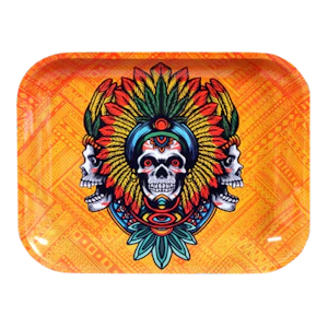 The Smoke and Leaf - Tribal kush large rolling tray