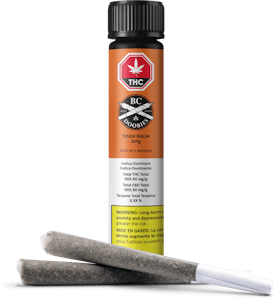 BC Doobies - BC DOOBIES-TIGER BALM PRE-ROLLS  - 2 X 1G PR'S-2G