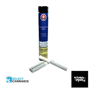 NOVEMBER RAIN - November Rain Blast Blueberry 3 x 0.5g Pre-Rolls