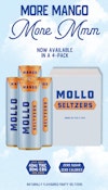 Multipack of 4 Mango Seltzer 4 x 355ml Sparkling Beverage by Mollo