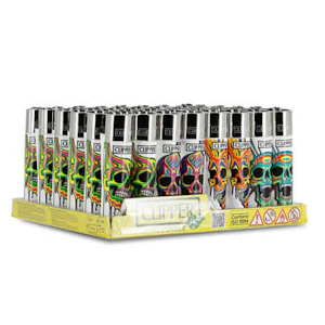 Clipper - Clipper Melting Skull Lighters