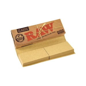 RAW - RAW Classic Connoisseur Single Wide Rolling Papers and Tips