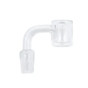 Glass Part: 14mm 90 Non-Frosted Flat Mouth, Clear Banger