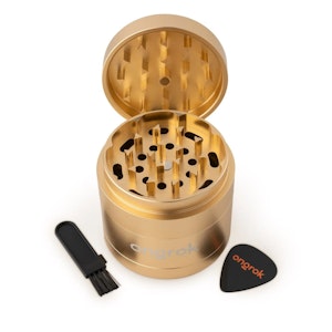 Ongrok - 4pc EZ Metal Grinder (Gold)