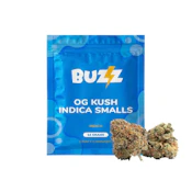 BUZZ- OG KUSH INDICA SMALLS- DRIED FLOWER- 3.5G