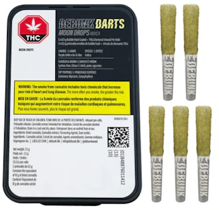 DEBUNK - MOON DROPS BUBBLE HASH COATED INFUSED PRE-ROLLS - 2.5