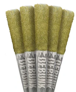 DEBUNK - SOUR ZKZ BUBBLE HASH COATED INFUSED PRE-ROLLS - 2.5