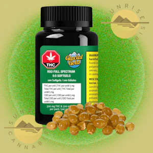 Glacial Gold - RSO 5:5 CAPS - GLACIAL GOLD - 100PK