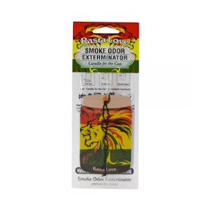 West Coast Gifts  - ODOR - Rasta Love - Car Air Freshener