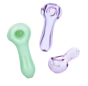 Pulsar Spoon Pipe Built in Honeycomb Screen 4" Colors Vary