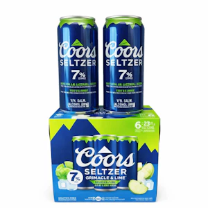 Coors - 6C COORS SELTZER SLUSHIE GREEN APPLE NM 6X355ML