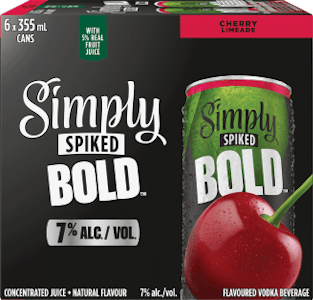 Simply Spiked - 6C SIMPLY SPIKED BOLD CHERRY LIMEADE NM 6X355ML