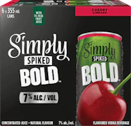 6C SIMPLY SPIKED BOLD CHERRY LIMEADE NM 6X355ML