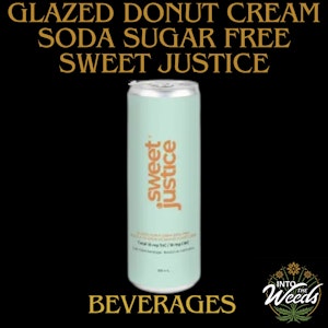 Sweet Justice - Glazed Donut Cream Soda Sugar Free - 355ml