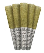 Sour ZKZ Bubble Hash Coated Infused Pre-Rolls - 0.5g x 5