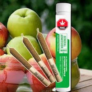 Open Fields - General Admission - Atomic Apple Diamond Infused/Kief Coated - 3x0.5g
