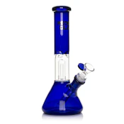 Red Eye - 10" Beaker Base - Smoke or Blue Colour