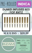 BZAM - 10PK DUNKD RED POP RNTZ INFUSED PRS
