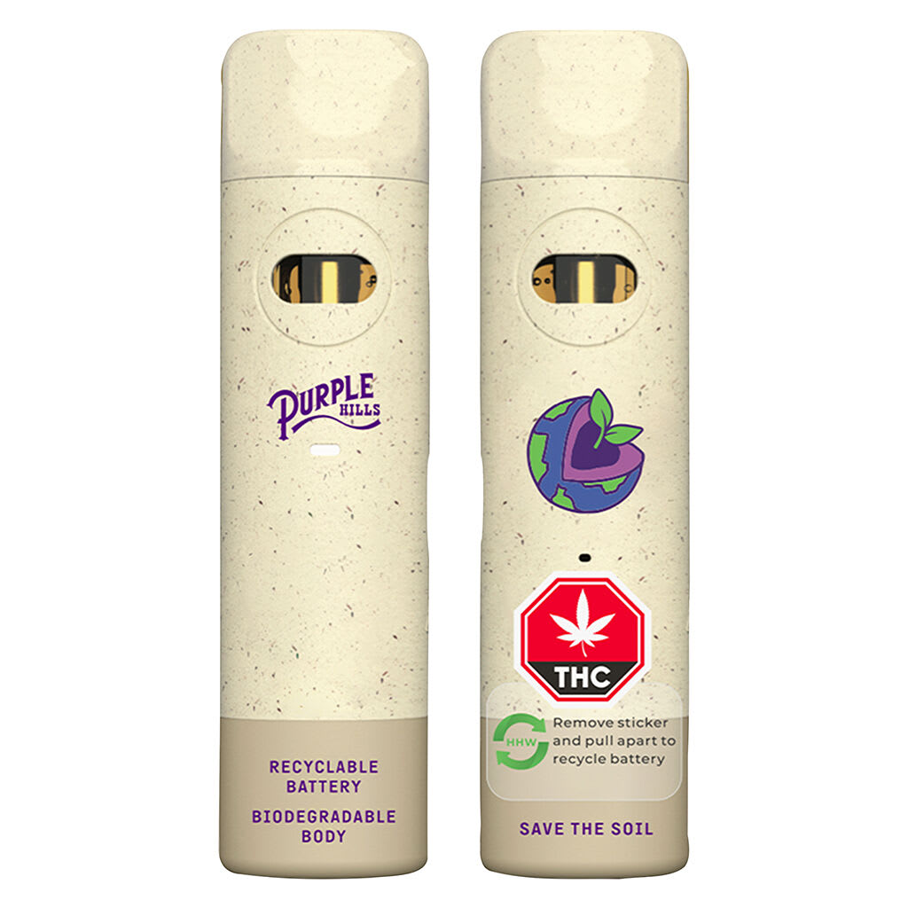 Purple Hills Blue Raspberry all-in-one vape