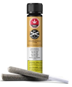 BC Doobies - COLUMBIAN GOLD PRE-ROLLS - 2