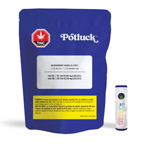 Potluck - Blueberry Vanilla Popz AIO - 0.2g