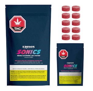 Edison - Edison - SONICS Red Razz Chiller 1:1 Multipack (5x2pc)