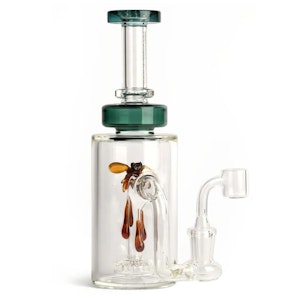 Red Eye - 8.5" APIARY CONCENTRATE RIG W/UFO PERC - TEAL