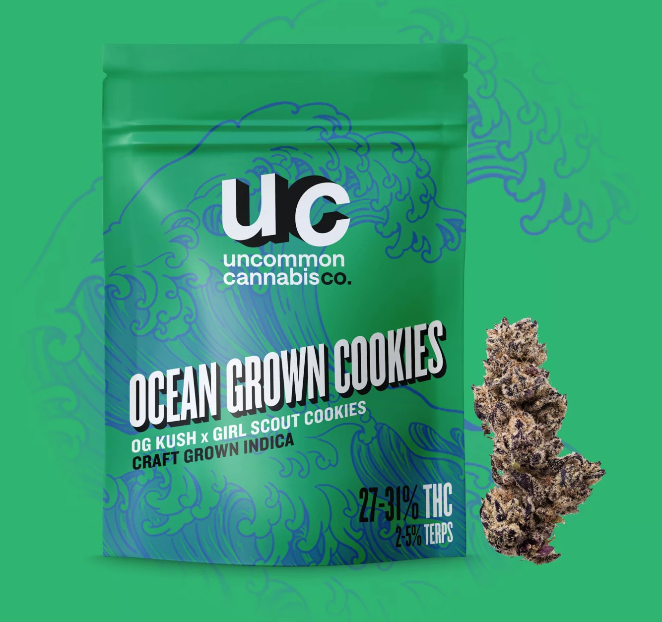 Uncommon Cannabis Co. - Ocean Grown Cookies 3.5g Dried Flower Main Image