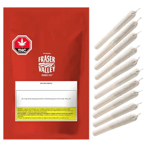 The Original Fraser Valley Weed Co. - Big Red Sativa 20pk JOINTS .5g