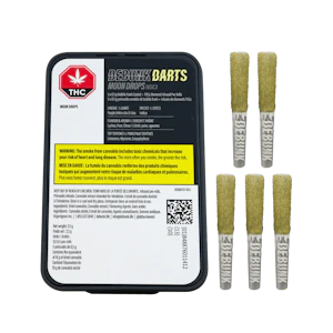DEBUNK - Debunk Moon Drops Bubble Hash Coated Infused Pre-Rolls - 5 X 0.5g
