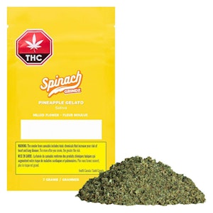 Spinach Grindz - Pineapple Gelato 7g Milled Flower by Spinach Grindz