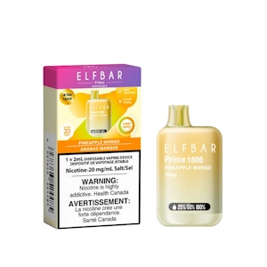 ELF BAR - PRIME - Pineapple Mango - 1800 Puff - 20mg - ELF BAR - PRIME