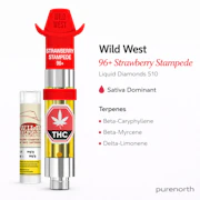 95+ Strawberry Stampede Liquid Diamonds 510 0.95g 510 Thread Cartridges