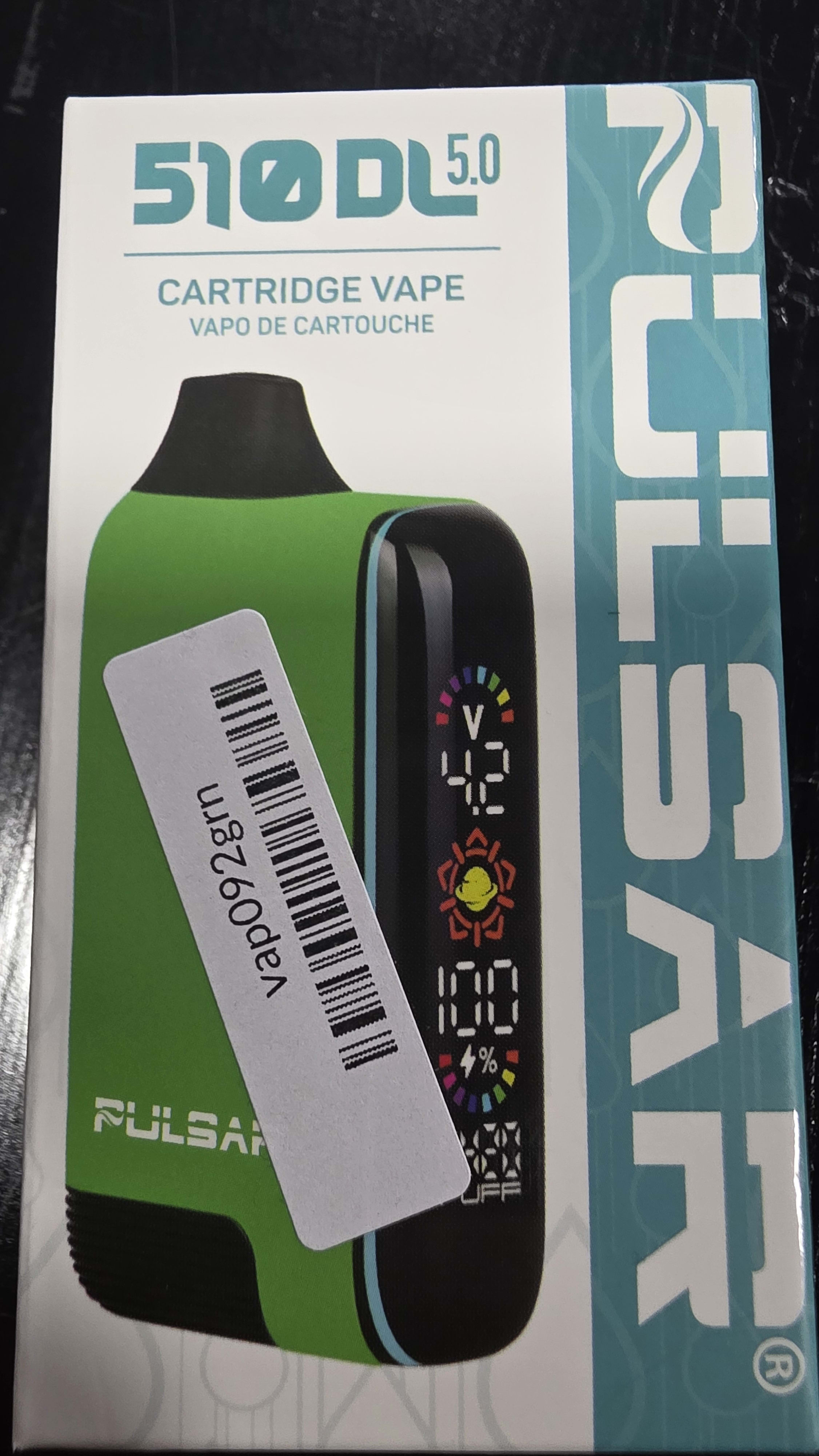 Pulsar 510 DL 5.0 Discreet Battery - Green