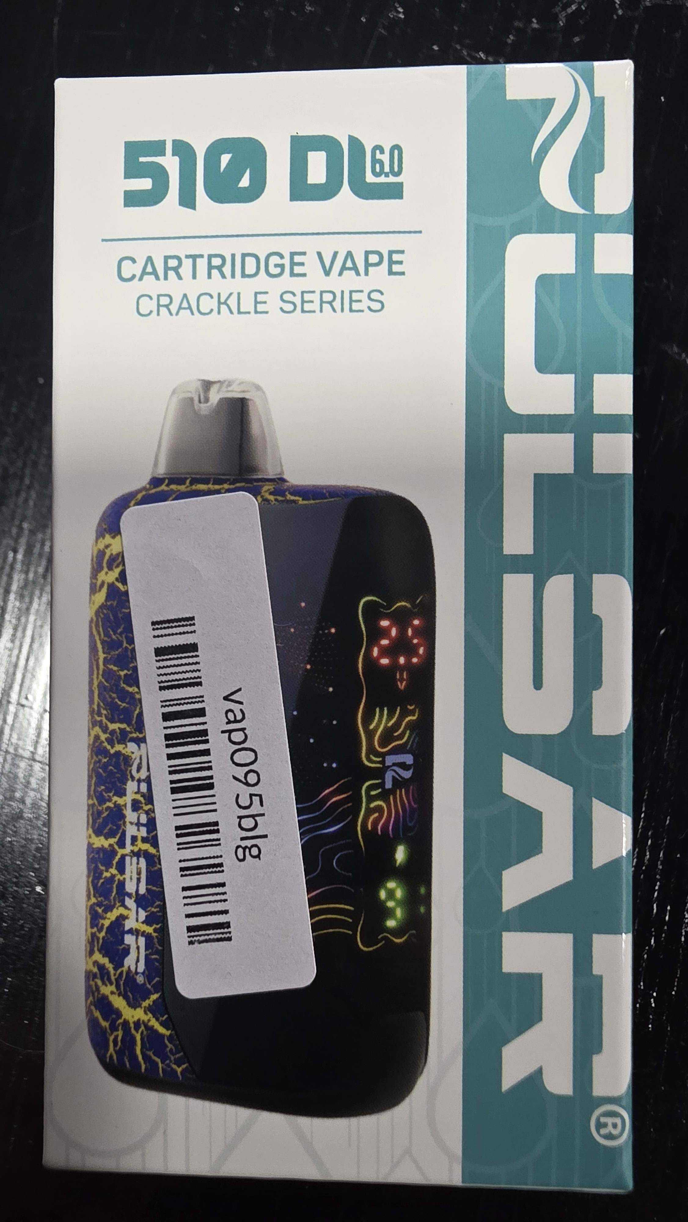 Pulsar 510 DL 6.0 Discreet Battery - Blue/Yellow Crackle