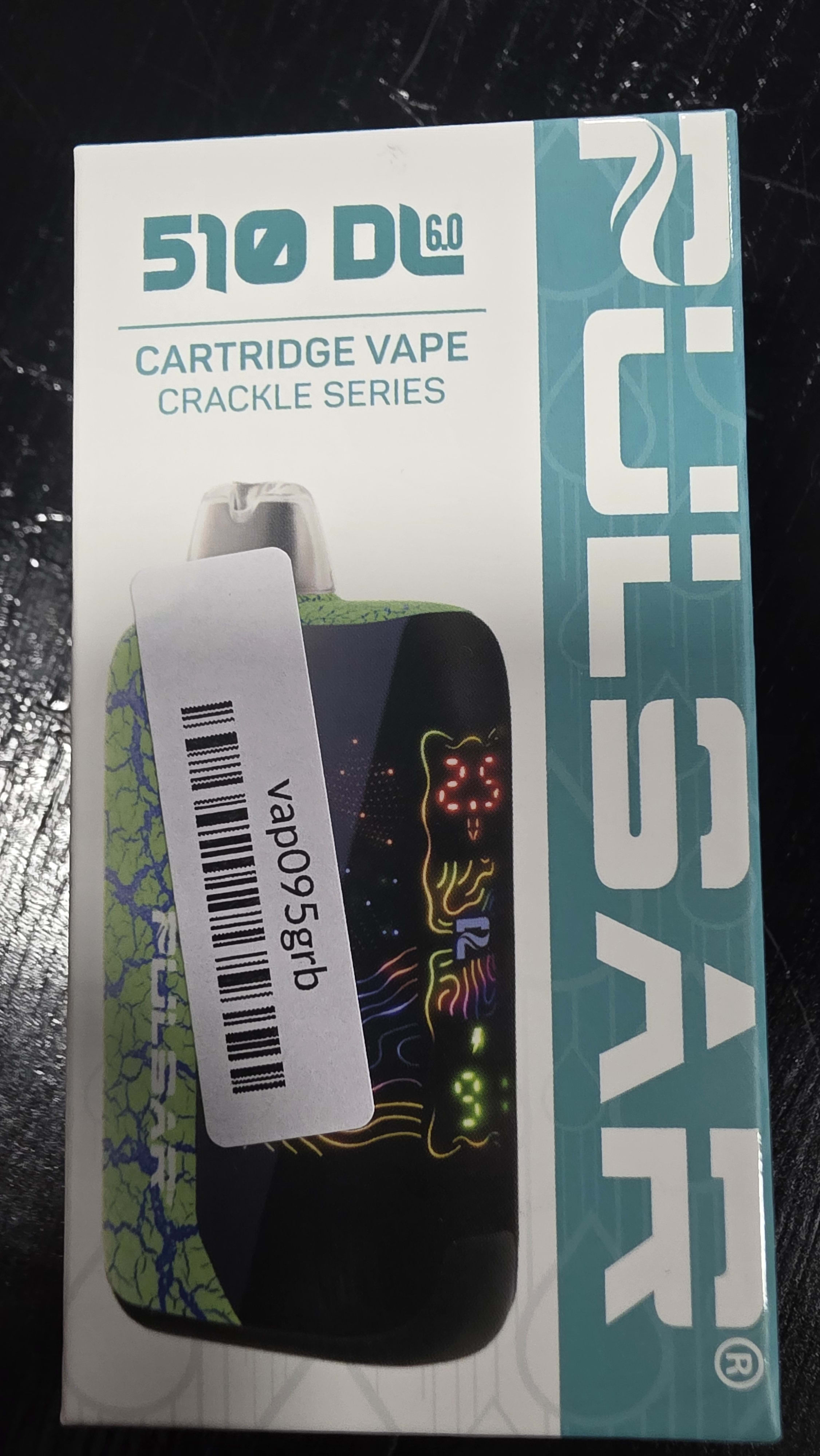 Pulsar 510 DL 6.0 Discreet Battery - Green/Blue Crackle