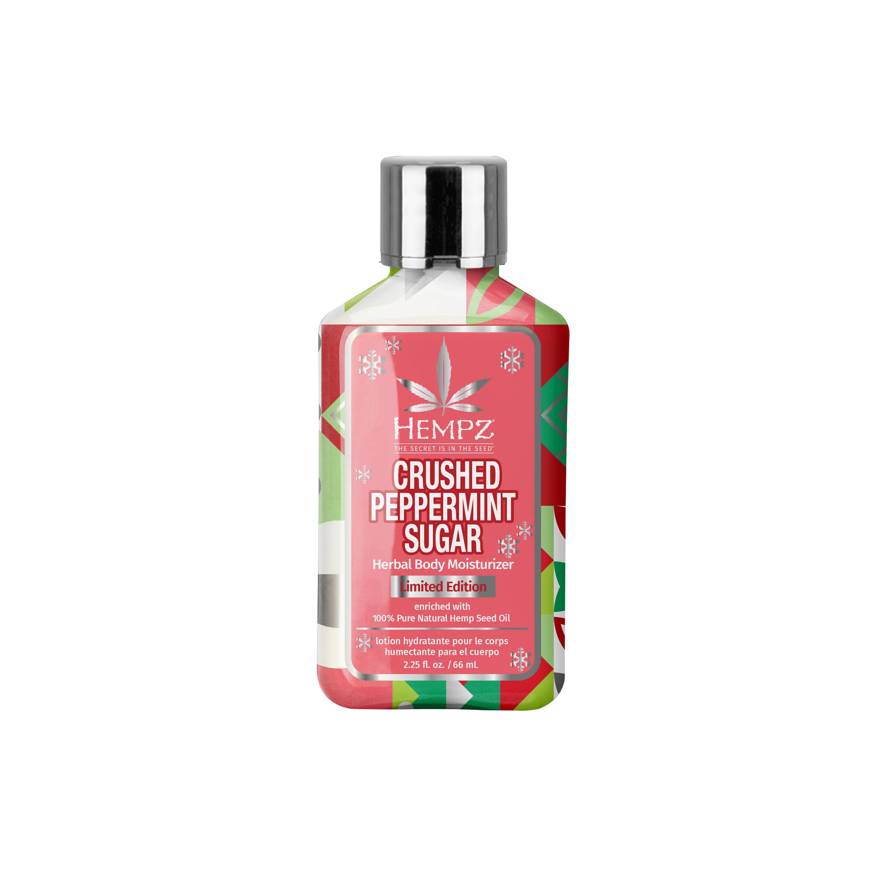 Hempz Crushed Peppermint Sugar 2.25oz Lotion