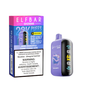 ELF BAR - 20K - Sour Cranapple - 20K Puff - 20mg - ELF BAR