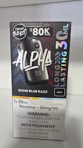 Accessories - Flavour Beast Alpha Bomb Blue Razz 80K Puffs Disposable Vapes