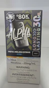 Flavour Beast Alpha Meta Melon Citrus Iced 80K Puffs Disposable Vapes