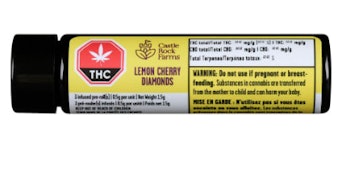 3 x 0.5G  - 1.5G LEMON CHERRY DIAMONDS INFUSED PRE-ROLLS (LEMON CHERRY GELATO)