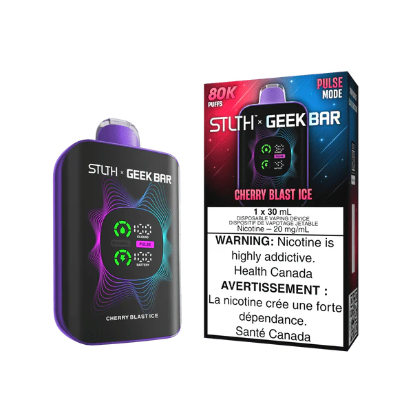 Accessories - STLTH x Geek Bar Cherry Blast Ice 80k Puffs Disposable Vape Main Image