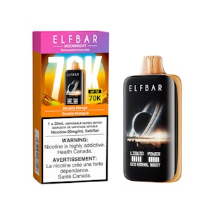 ELF BAR - MOONNIGHT 70K - Double Mango - 70K - 20mg - ELF BAR MOONNIGHT