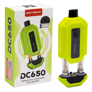 SmokeTokes - Battery - Doteco DC650 Digital Dual Cartridge 510 Battery