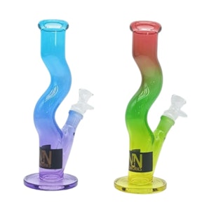 ZNN Glassworks - Znn Glassworks - 10 inch Marley Curves Bong - Various Colours