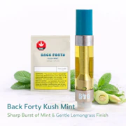Kush Mint 510 Thread Cartridge - Back Forty - 1g Vapes